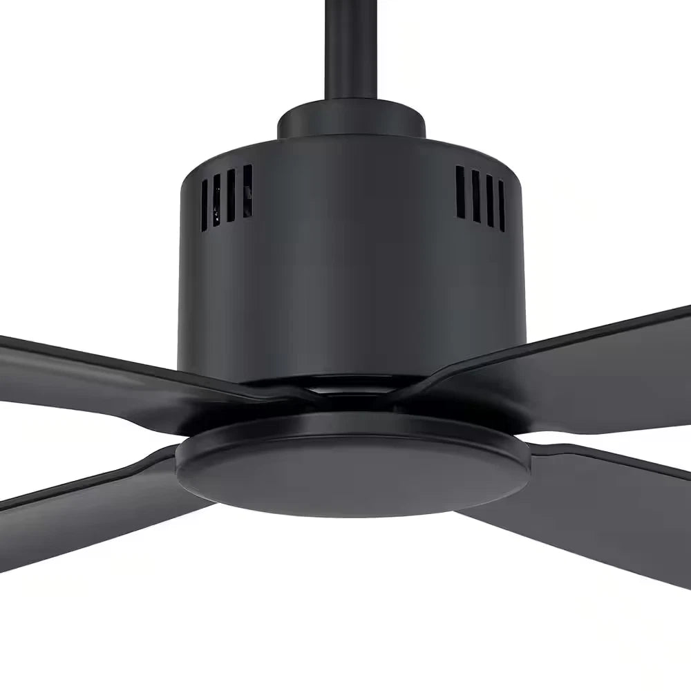 Home Decorators Collection 1004 292 211 | Kitteridge 52 in. Indoor/Outdoor Matte Black Ceiling Fan