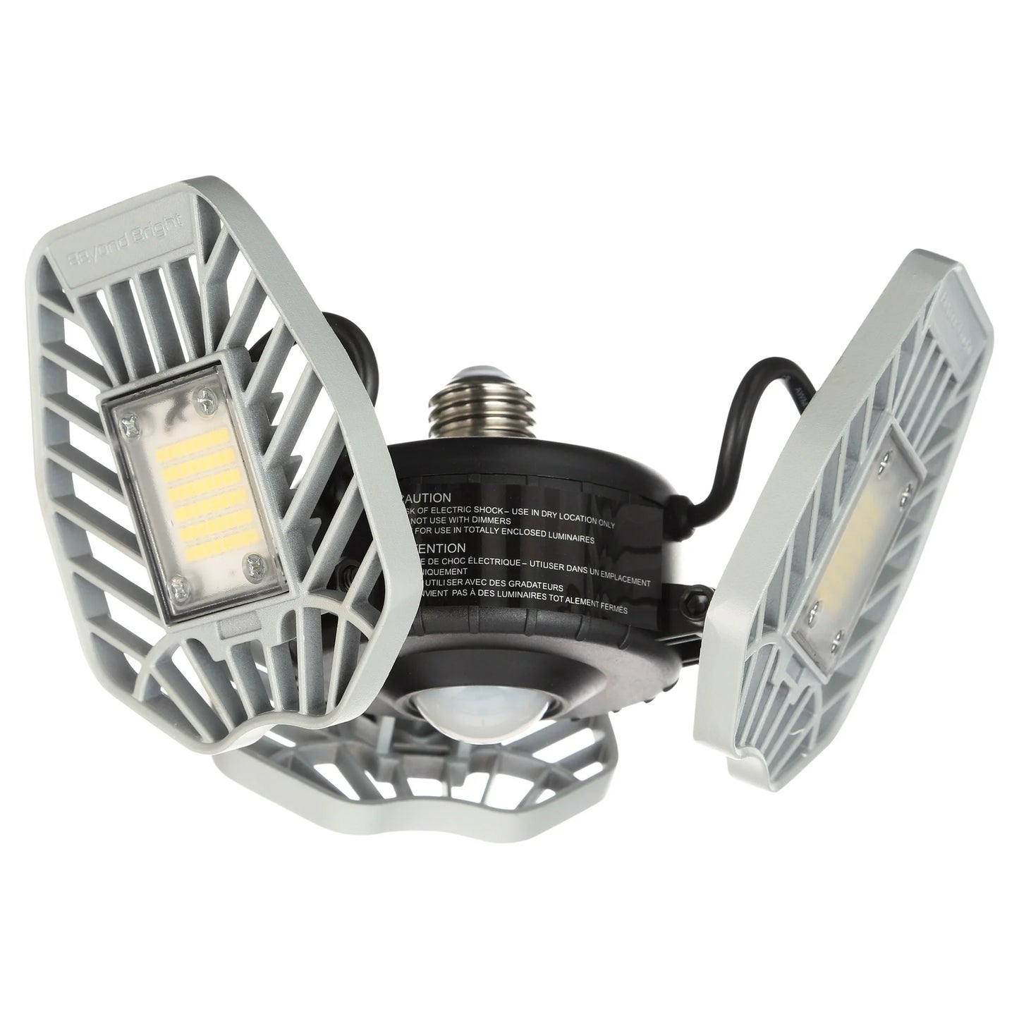 Beyond Bright Garage Light Ultra Bright LED, Motion Activated, Beam Angle 270 º
