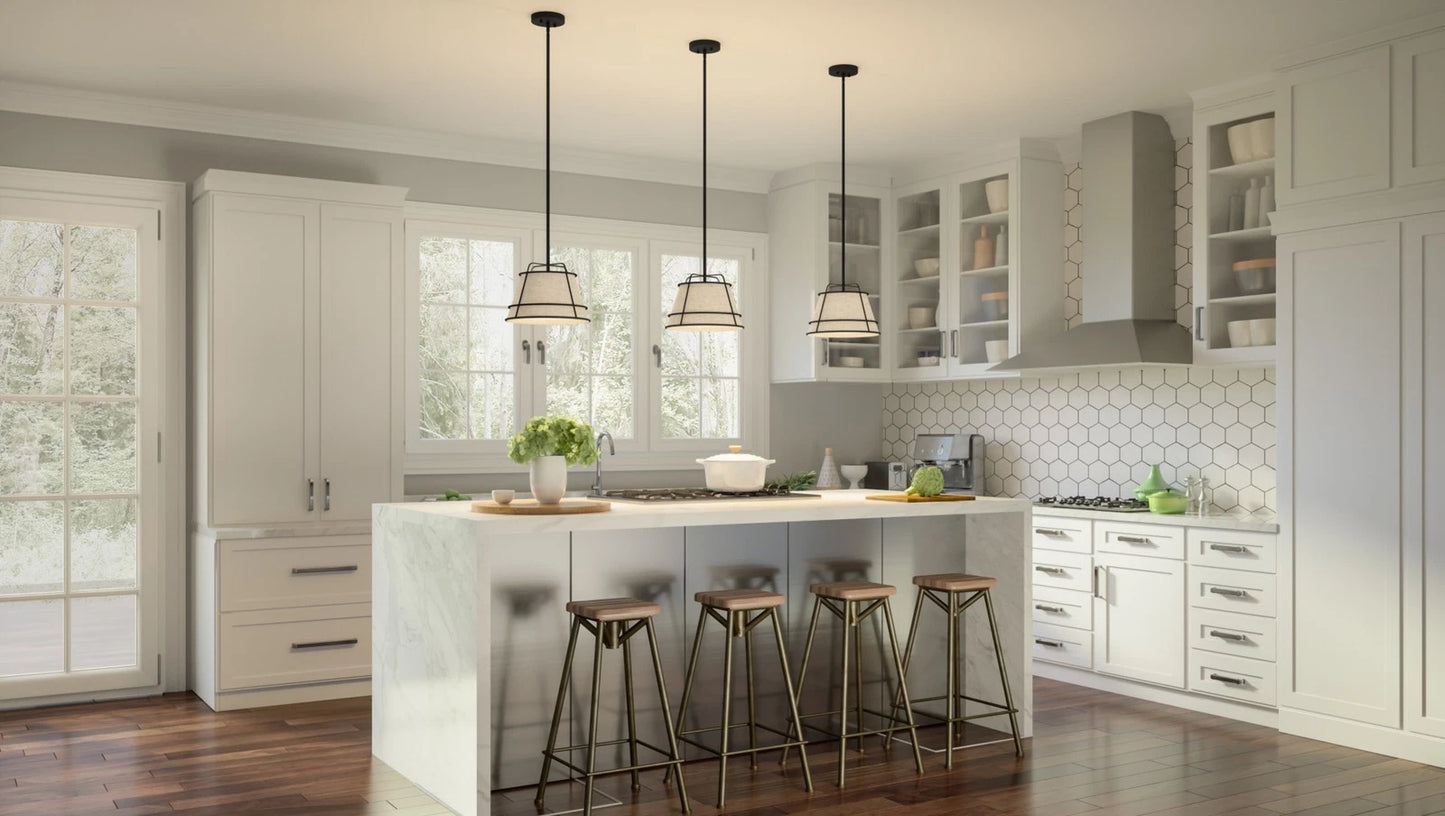 Quoizel QPP5629MBK | Burbidge 13" Wide Mini Pendant