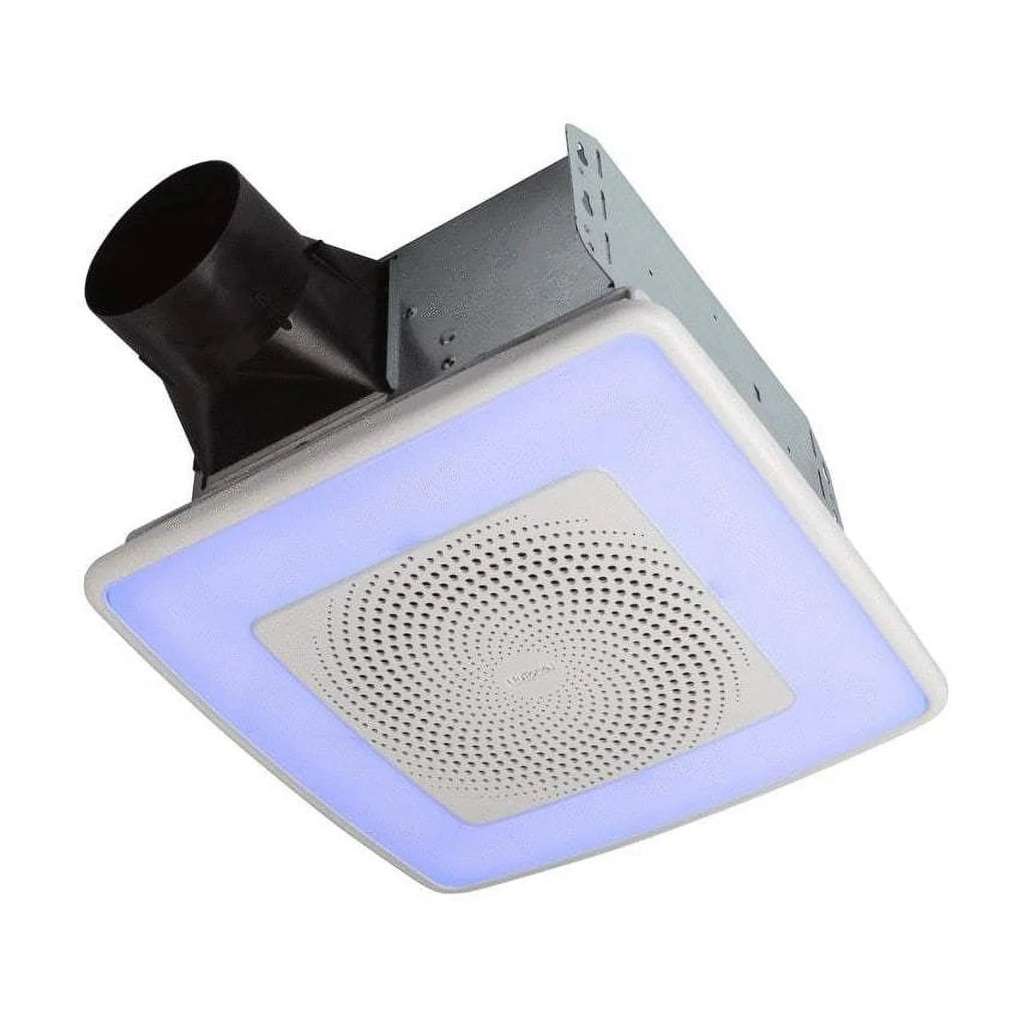 Broan-NuTone AERN110RGBL | ChromaComfort 110 CFM Ceiling Bathroom Exhaust Fan w/ Customizable Multi-Color LEDs and Smart Phone App