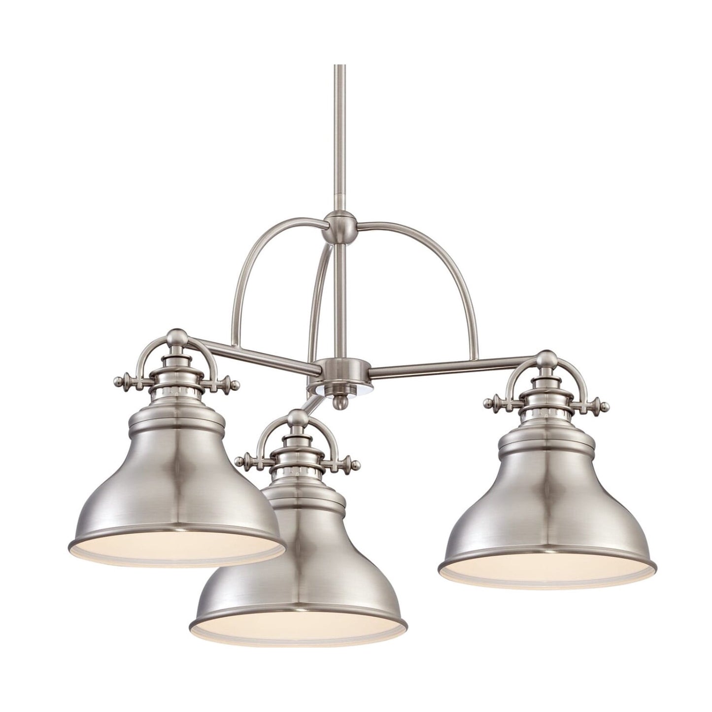 Quoizel ER5103BN | Emery 3-Light Chandelier in Brushed Nickel