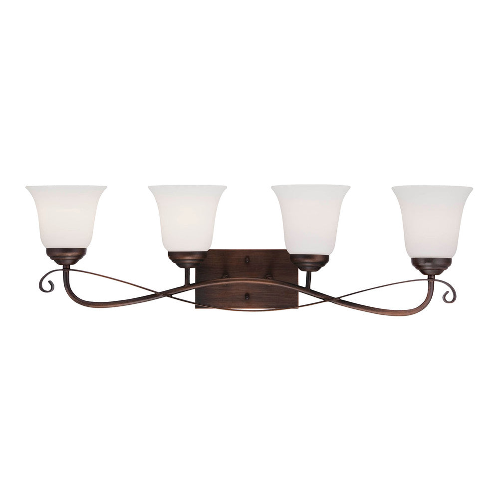 Millennium 3024-RBZ | Kingsport 4 Light Bathroom Vanity Light