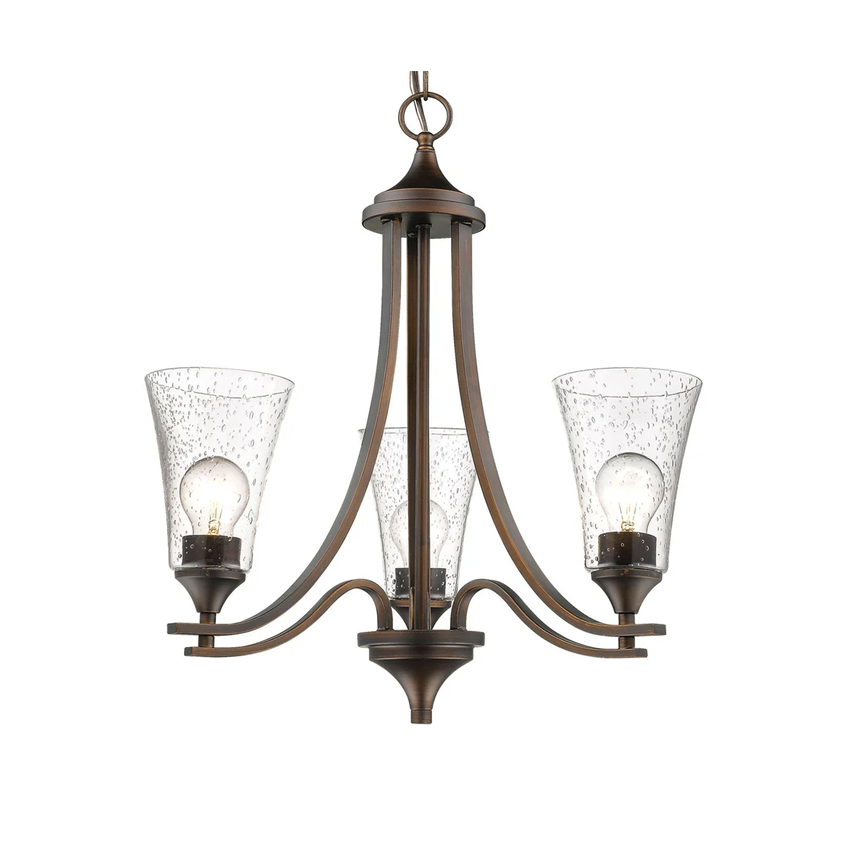Millennium 1463-HBZ | Natalie 3 Light 23" Wide Chandelier