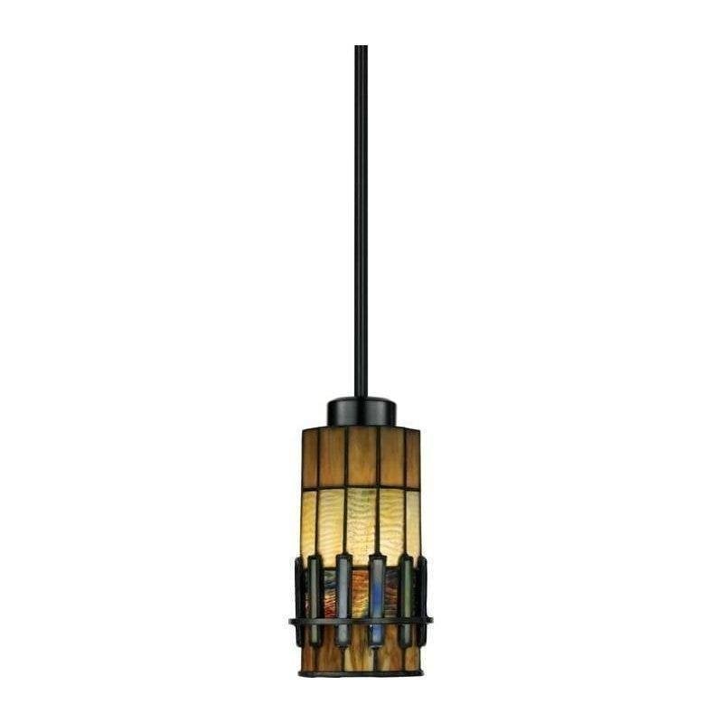 Quoizel TF489P01VB | Autumn Ridge Mini Pendant, 1-Light 100 Watts, Vintage Bronze