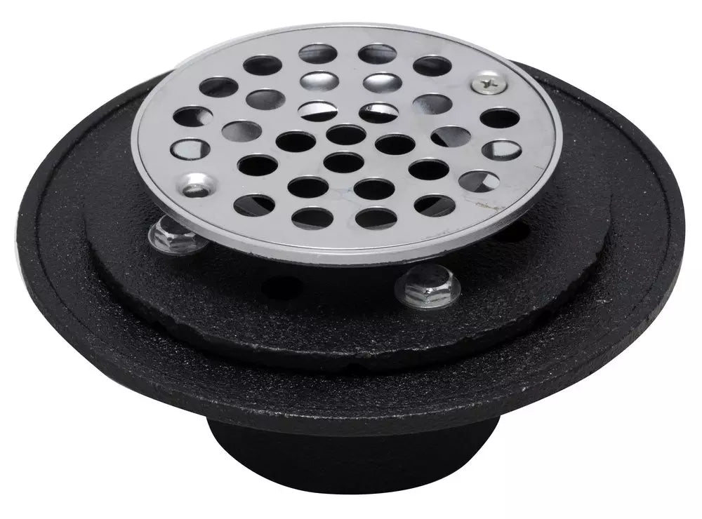 Proflo PF42959RD | 2 in. Cast Iron Shower Drain Round