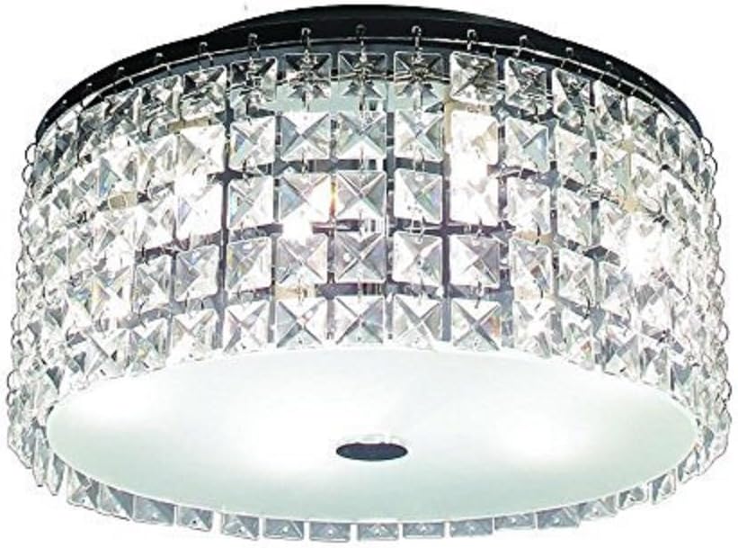 Hampton Bay 1000 051 631 | Glam Cobalt 3-Light Flush Mount Ceiling Fixture