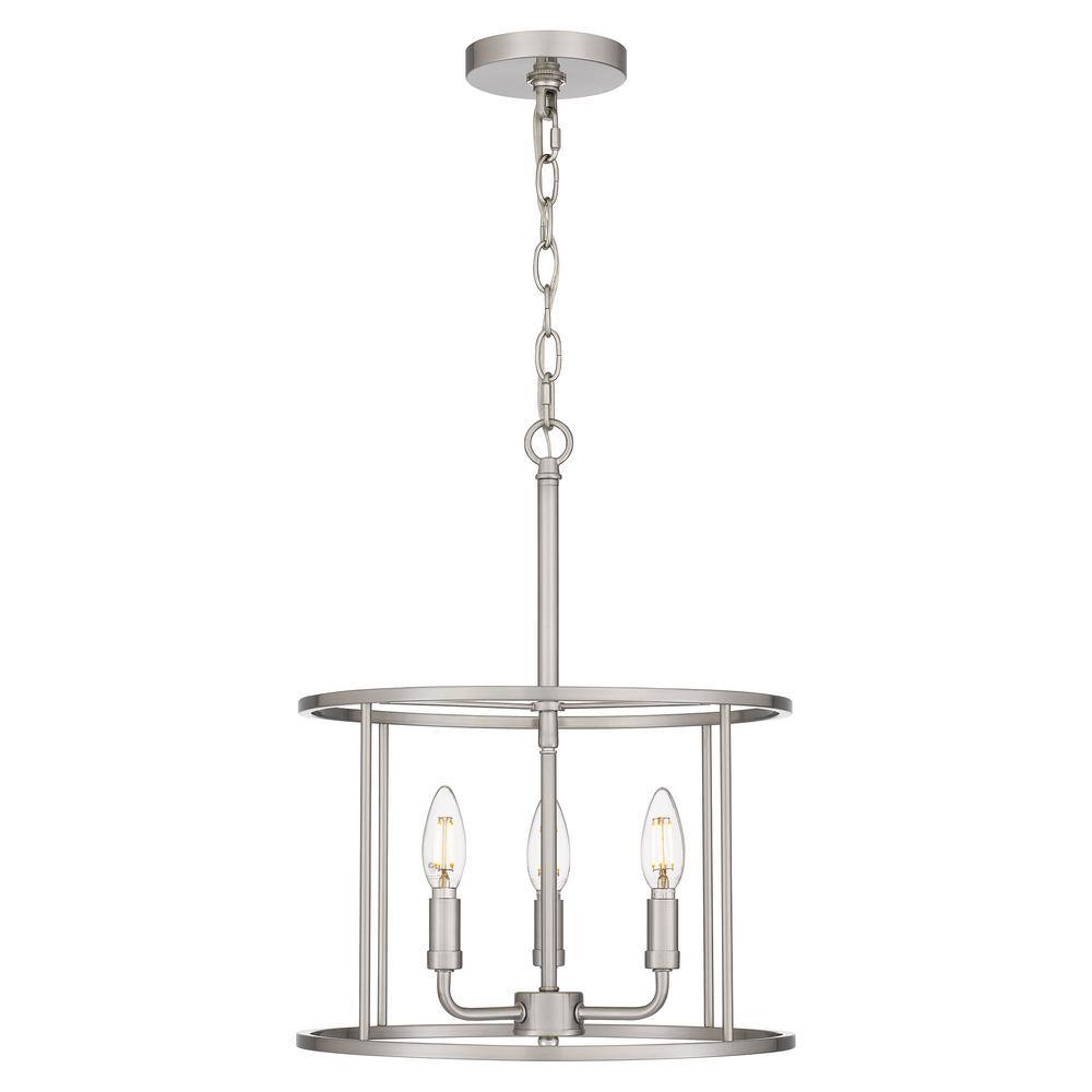 DSI Lighting 1006 105 528 | Emerson 3-Light Brushed Nickel Pendant