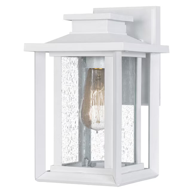 Quoizel WKF8407W | Wakefield 1 Light 11 inch White Lustre Outdoor Wall Lantern
