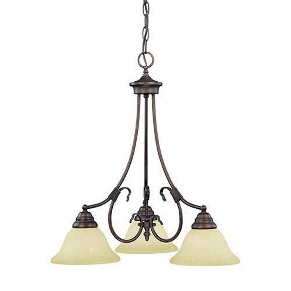 Millennium 1193-RBZ | Fulton 3 Light Single Tier Chandelier