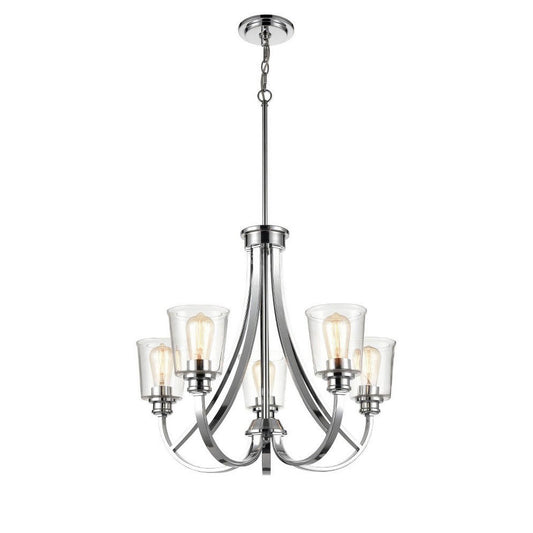 Millennium 3625-CH | Forsyth 5 Light 25" Wide Chandelier