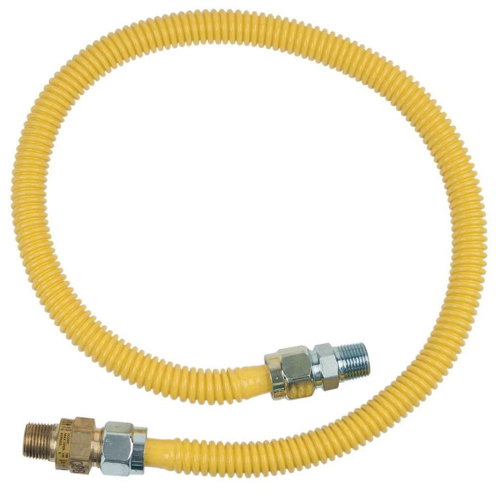 BrassCraft CSSD64TE-24 X | Gas Connector (1/2" OD) 1/2" MIP x 1/2" MIP 24"