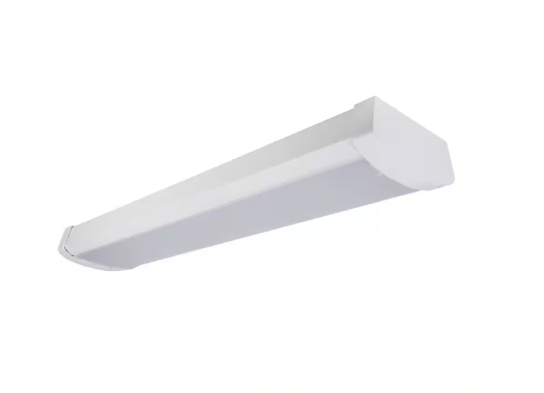 Commercial Electric 1003 540 153 | 48 in. 4000 Lumens Integrated LED White Wraparound Light 4000K Bright White