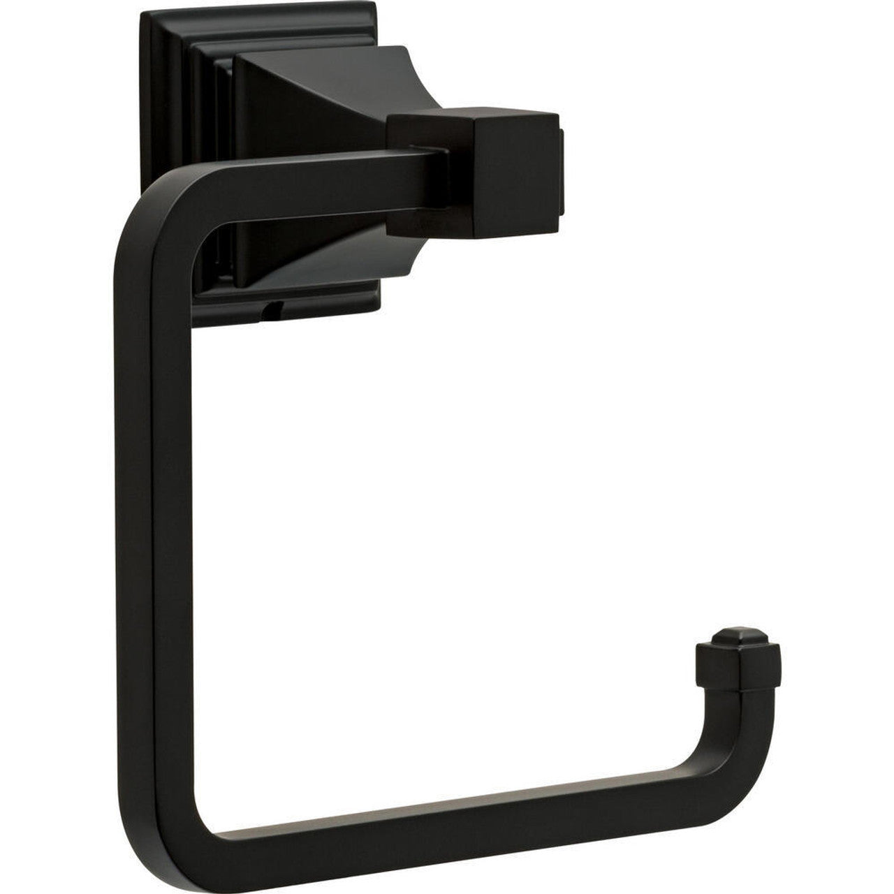 Delta 22046-FB | Lakewood Bath Towel Ring Matte Black Finish