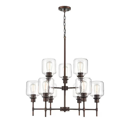 Millennium 6909-RBZ | Asheville 9 Light 30" Wide Chandelier