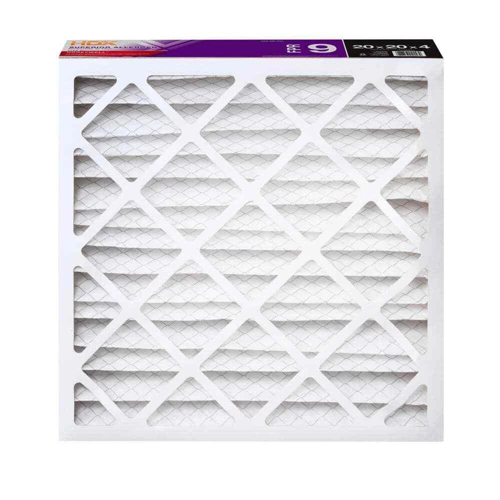 HDX 1007 591 200 | 20x20x4 in. Honeywell Replacement Air Filter FPR 9 MERV 13