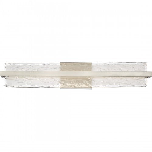 Quoizel PCGL8530BN | Glacial 1 Light 30" Bathroom Vanity Light