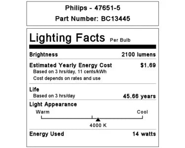 Philips 9290018241 | T5 LED tube 47651-5 14T5HE/46-840/IF21/G/DIM
