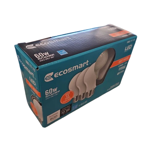 EcoSmart 1006 777 172 | (4-Pack) 60-Watt Equivalent LED Dimmable Soft White