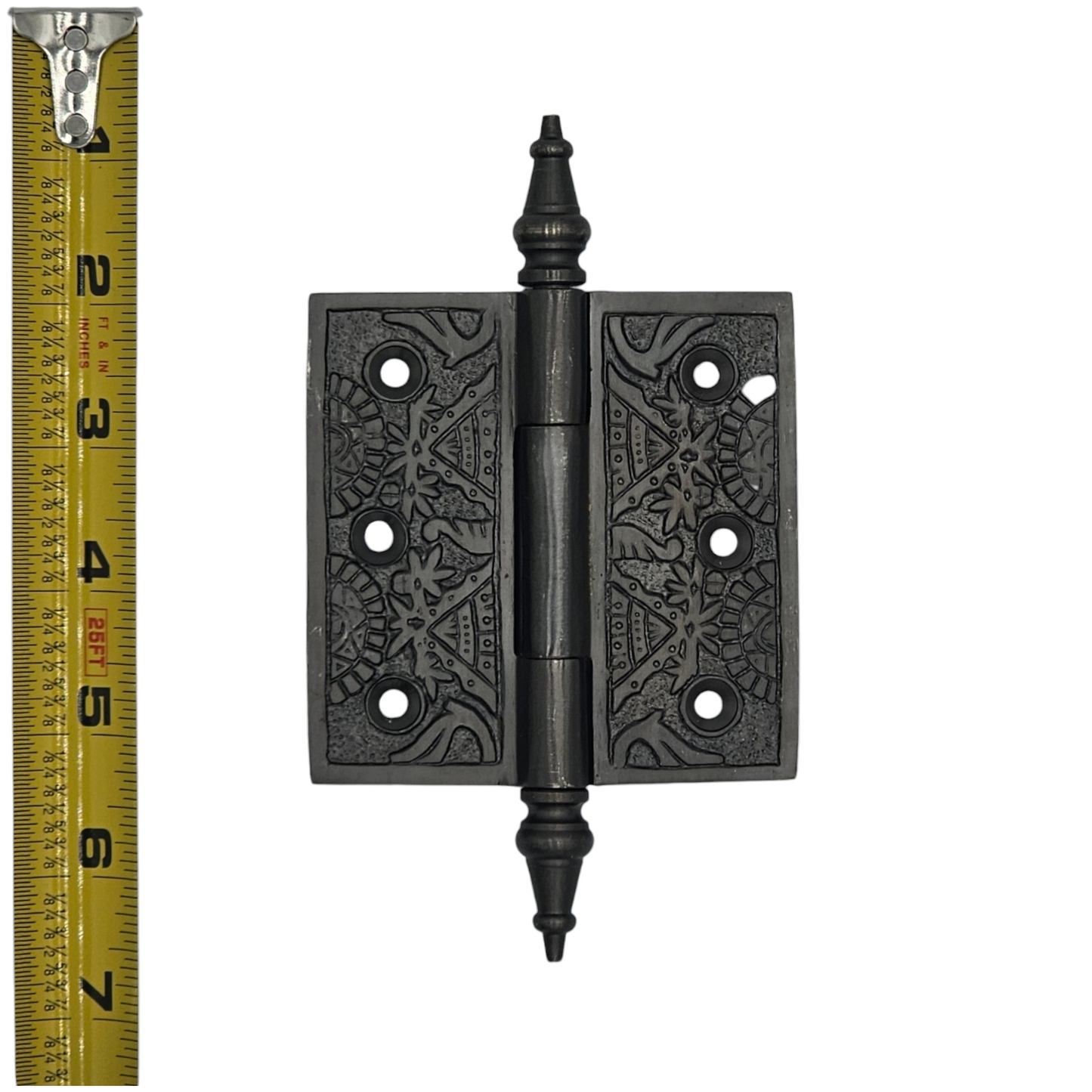 Signature Hardware 968670 | Helios Solid Brass Door Hinge - Antique Pewter