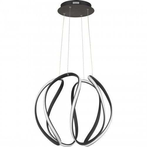 Quoizel PCWN2818EK | Waving Single Light 19" Wide LED Abstract Pendant