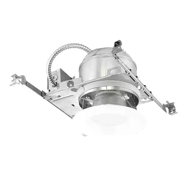 Commercial Electric 1002 748 445 | (4 Pack) 6 in. White Integrated LED Recessed Trim Kit