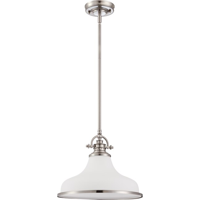 Quoizel GRT2814BN | Grant 1 Light 14 inch Brushed Nickel Pendant Ceiling Light