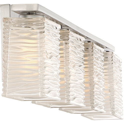 Quoizel WCP8604BN | Westcap 4 Light 32 inch Brushed Nickel Bath Light Wall Light, Extra Large