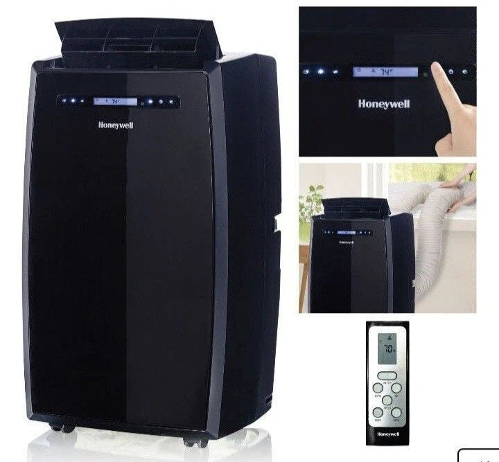 Honeywell Dual Hose Portable Air Conditioner Black Model #MN14CCDBB | Open Box, Not used