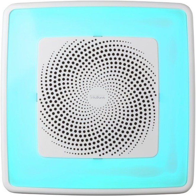 Broan-NuTone AERN110RGBL | ChromaComfort 110 CFM Ceiling Bathroom Exhaust Fan w/ Customizable Multi-Color LEDs and Smart Phone App