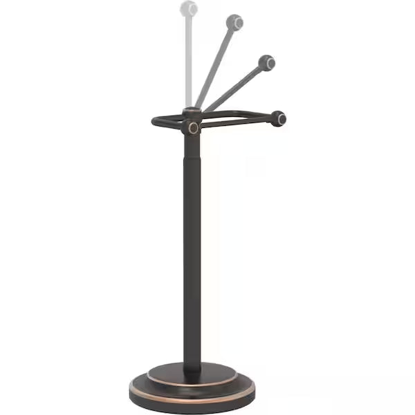 Delta 78451-ORB | Porter Telescoping Pivoting Free-Standing Toilet Paper Holder in Oil Rubbed Bronze