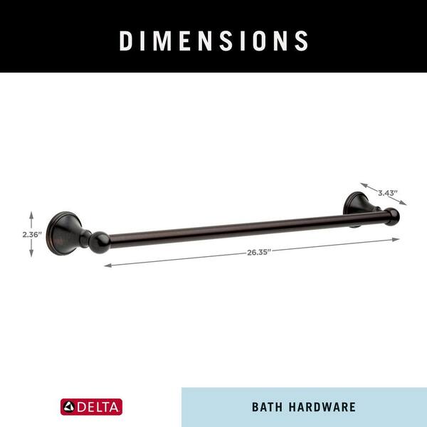 Delta 138032 | Crestfield 24" Towel Bar, Venetian Bronze