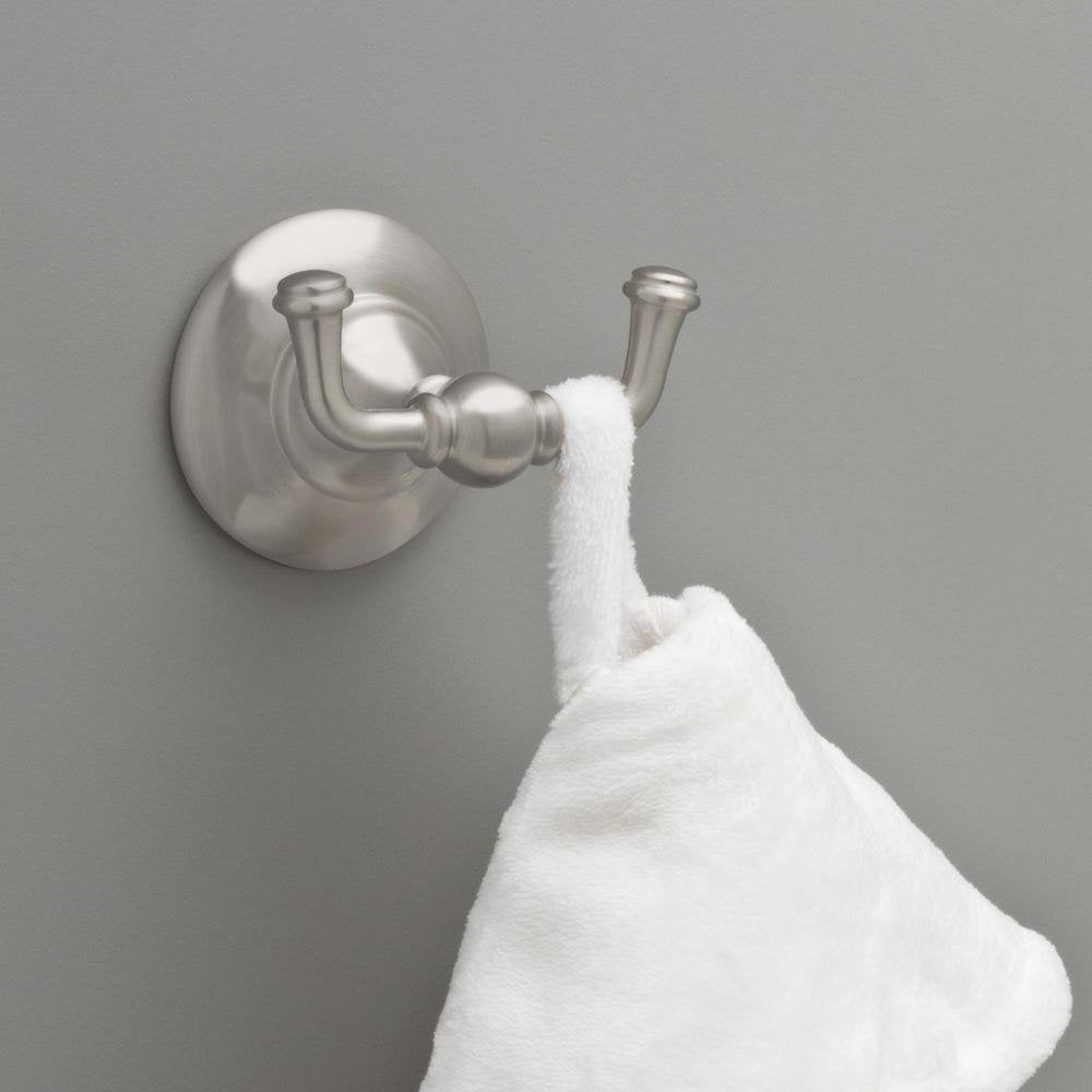 Delta GRE35-BN | Greenwich II Bath Hardware Towel & Robe Hook Satin Nickel
