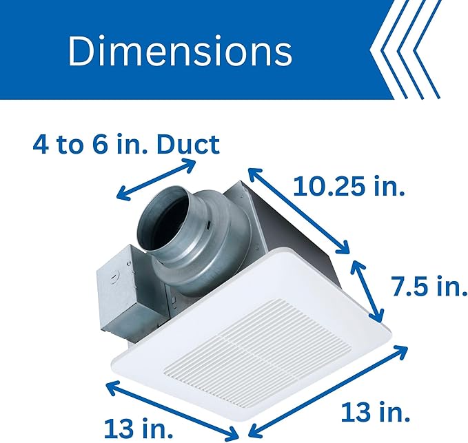Panasonic FV-0511VQ1 | WhisperCeiling Bathroom Exhaust Fan