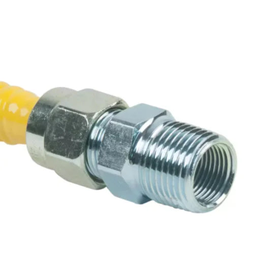 BrassCraft CSSD64TE-36 X | Gas Connector (1/2" OD) 1/2" MIP x 1/2" MIP x 36"
