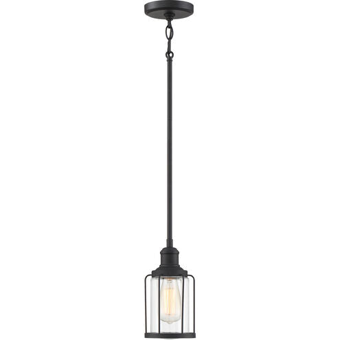 Quoizel LUD1505EK | Ludlow 1 Light 5 inch Earth Black Mini Pendant Ceiling Light