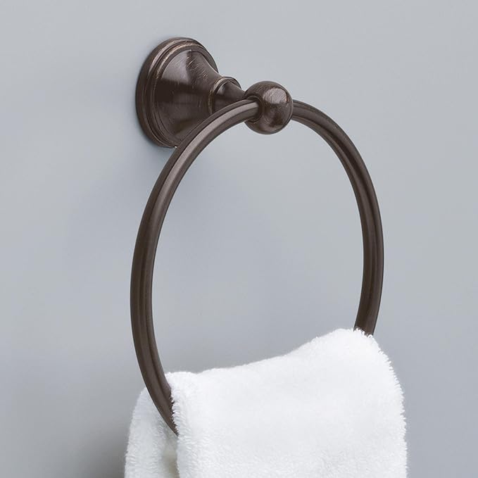 Delta 138034 | Crestfield Wall Mount Round Closed Towel Ring Bath Hardware Accessory in Venetian Bronze