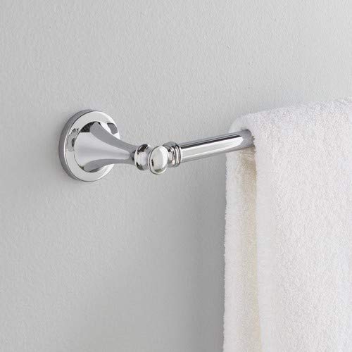Delta 132887 | Silverton Polished Chrome Towel Bar 18 in. L Die Cast Zinc