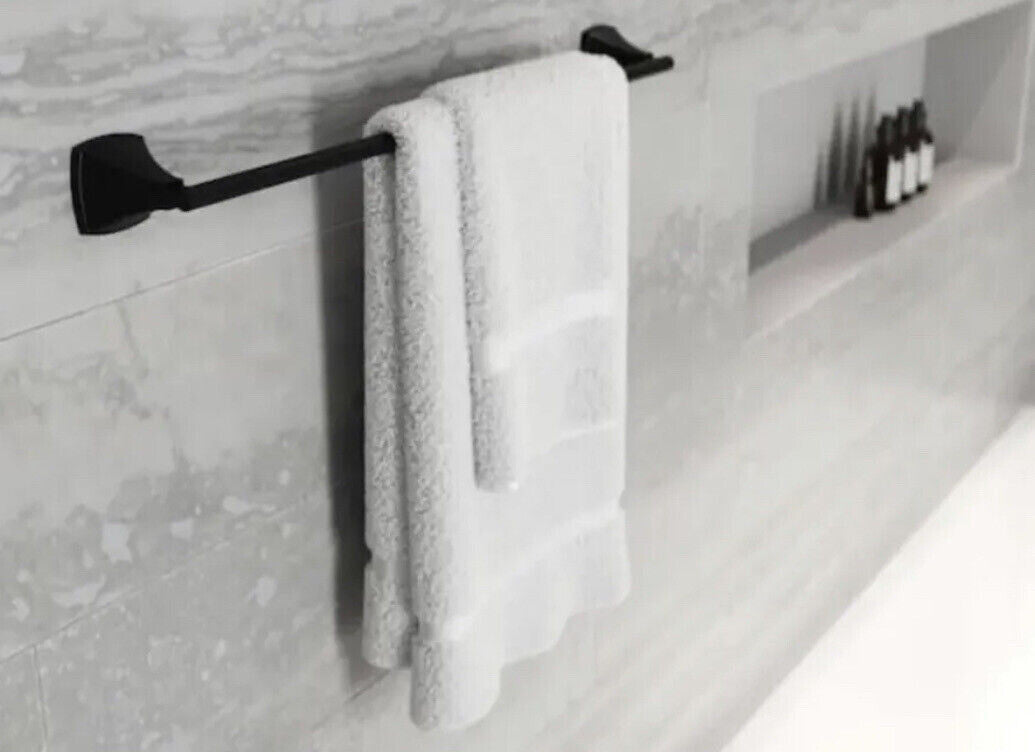 Pfister BTB-BLL2B | Bellance 24 in. Wall-Mount Towel Bar in Matte Black