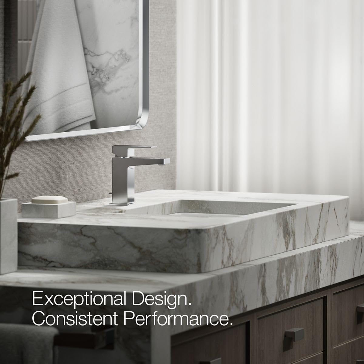 Kohler 99760-ZZ4N-CP | Bathroom Sink Faucet, Single Handle, Polished Chrome