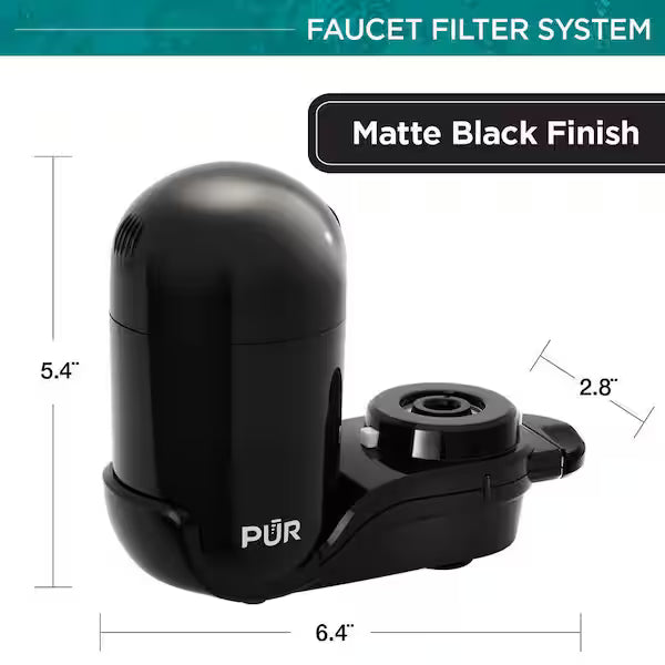PUR FM2100B | PLUS Faucet Mount Filtration System Black