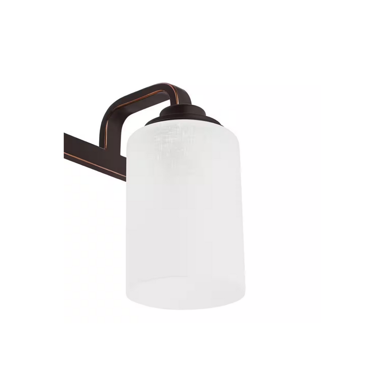 Hampton Bay 1006 367 870 | Hartford Lake 4-Light Vanity Fixture in Oil-Rubbed Bronze