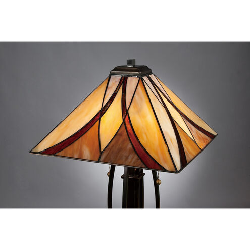 Quoizel TF1180TVA | Asheville 25 inch 75 watt Valiant Bronze Table Lamp Portable Light, Naturals