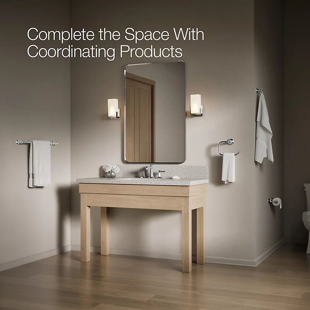 Kohler 1005-270-945 | Capilano 24 in. Towel Bar in Vibrant Brushed Nickel