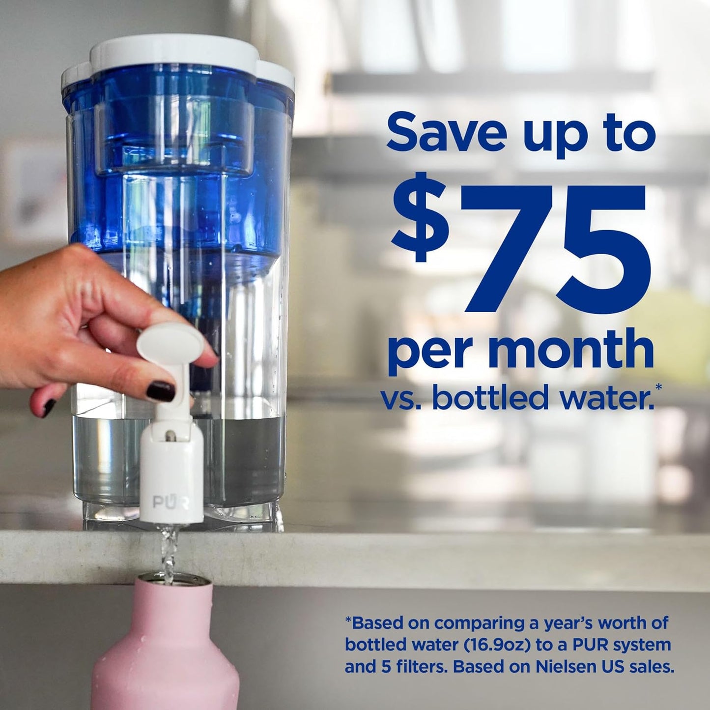 PUR DS1800ZV5 | 30-Cup Dispenser Filter System