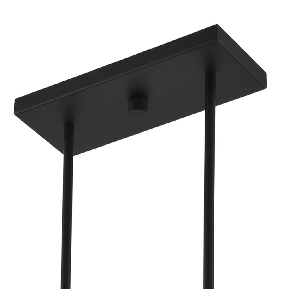 Elle Decor DS18969 | DSI Lighting 6-Light Black Geometric Island Pendant