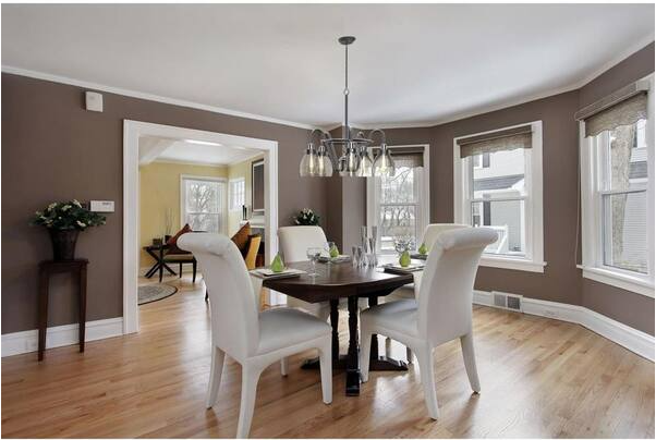 Progress Lighting 1002 788 483 | Crofton Collection 5-light Rustic Pewter Chandelier with Brushed Nickel Accents and Clear Seeded Glass