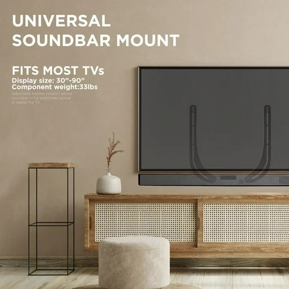 Monster Mounts MSB33 | Universal Soundbar Mount