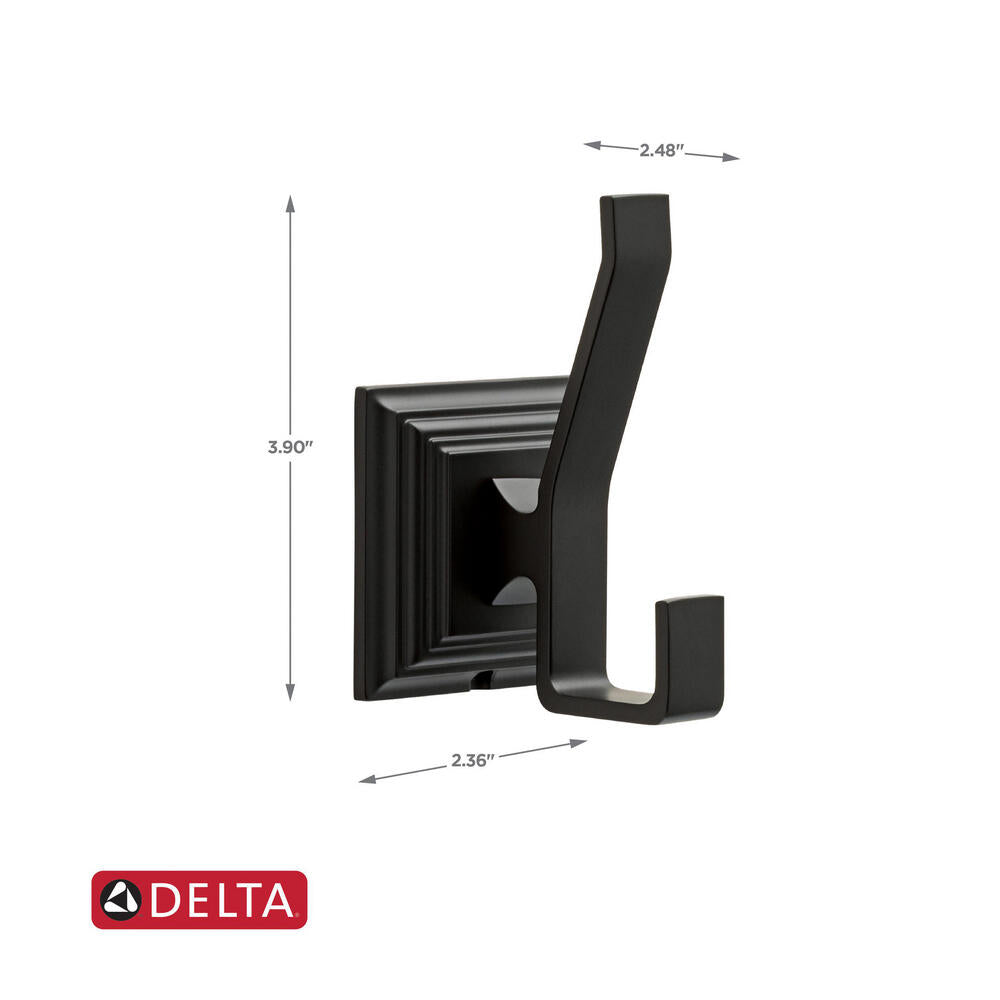 Delta 22035-FB | Lakewood Matte Black Robe Hook