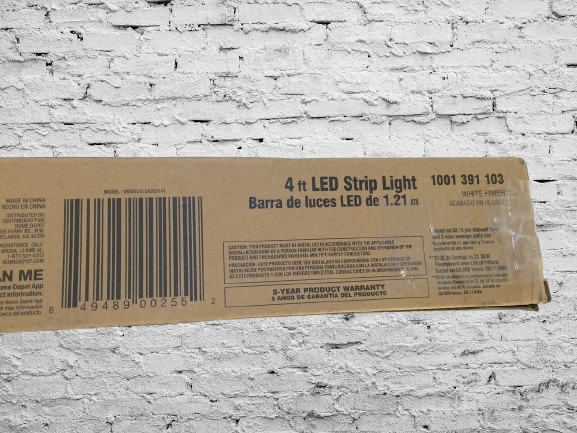 Commercial Electric 1001 391 103 | 4ft. White LED Strip Light