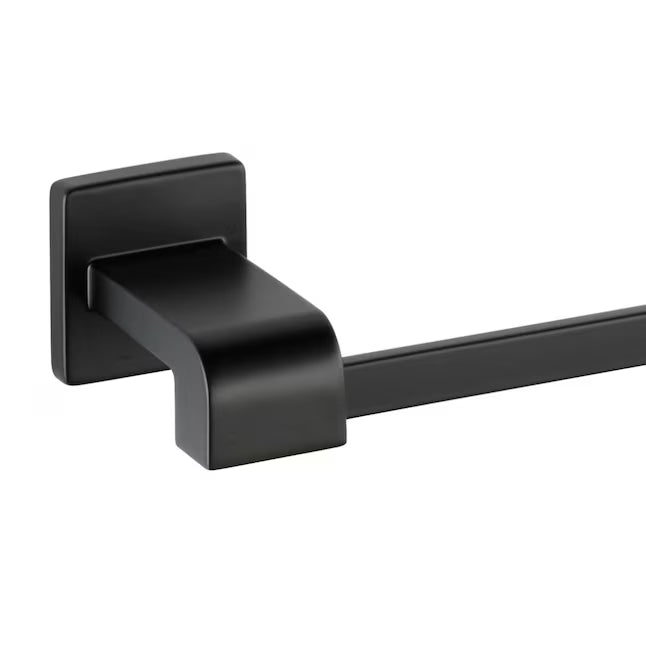 Delta 77524-BL | Ara 24-in Matte Black Wall mount Single Towel Bar